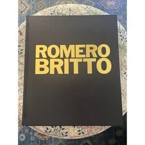 Romero Britto Black Book Art Of Happiness - Second Edition 2013 VERY GOOD